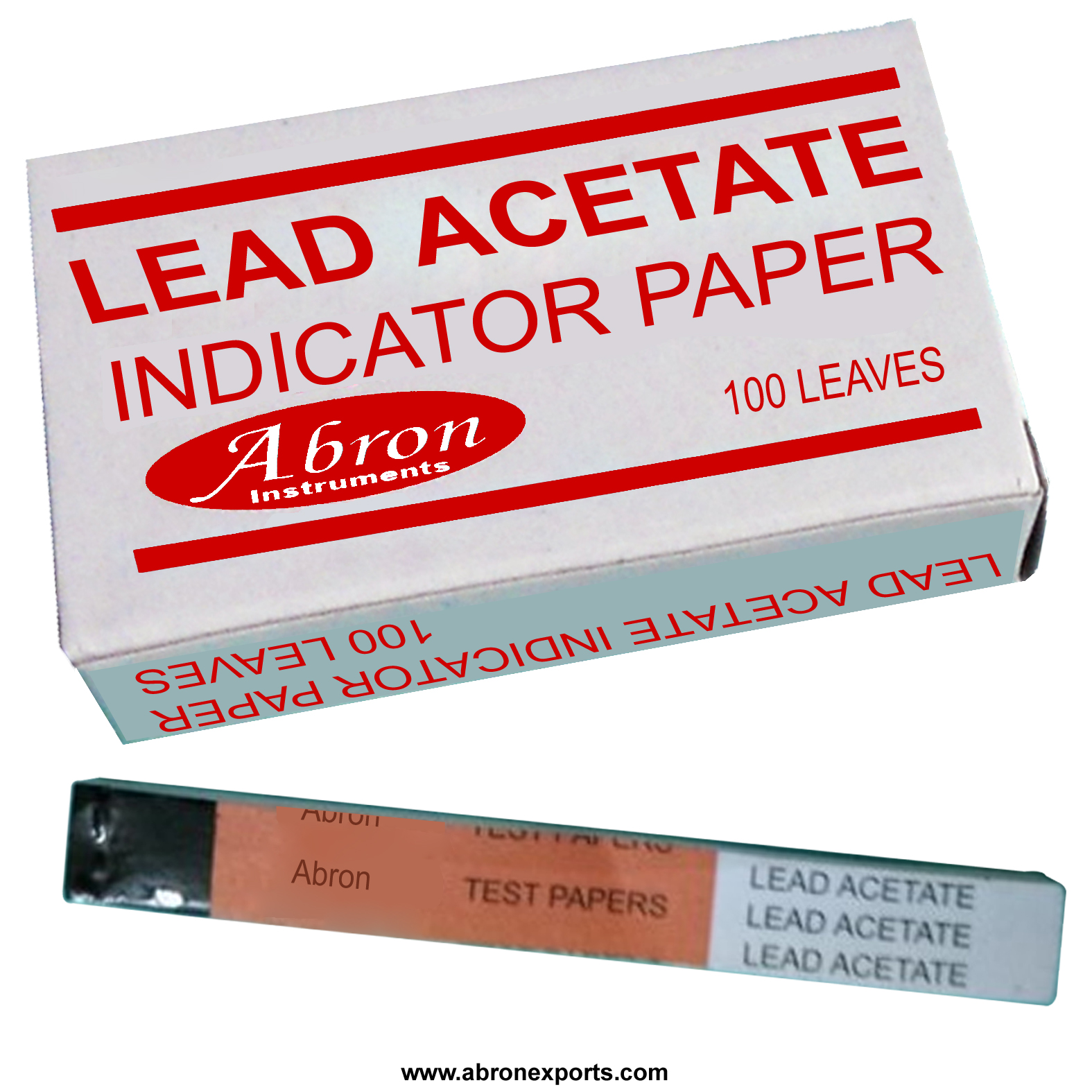 Lead acetate indicator paper LR 100 lvs abron IP-1130